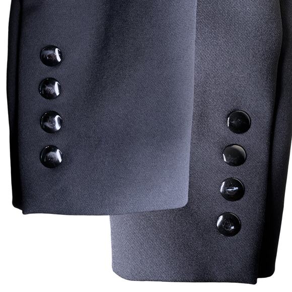 Veronica Beard Black Scuba Dickey Jacket Blazer Size 2 - Picture 8 of 16